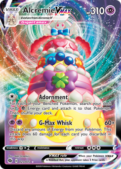 Pokemon Champion's Path Alcremie VMAX - 23