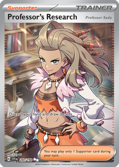 Pokemon Scarlet & Violet Professor's Research (Professor Sada) - 240