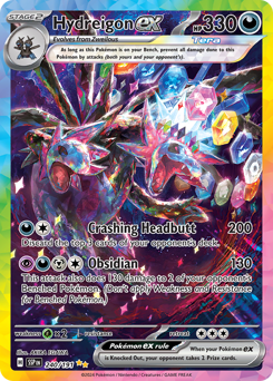 Pokemon Surging Sparks Hydreigon ex - 240