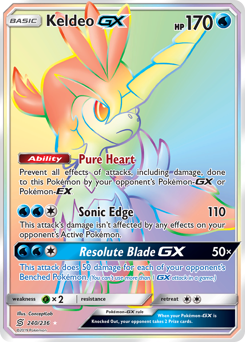 Pokemon Unified Minds Keldeo-GX - 240