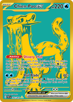 Pokemon Paldean Fates Chien-Pao ex - 242