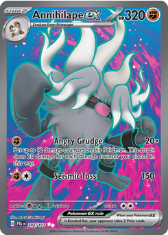 Pokemon Paldea Evolved Annihilape ex - 242