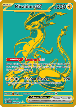 Pokemon Paldean Fates Miraidon ex - 243