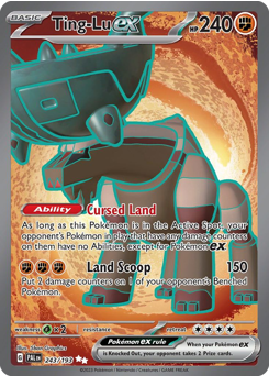 Pokemon Paldea Evolved Ting-Lu ex - 243