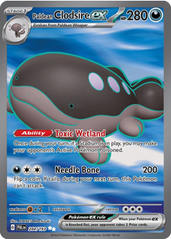 Pokemon Paldea Evolved Paldean Clodsire ex - 244