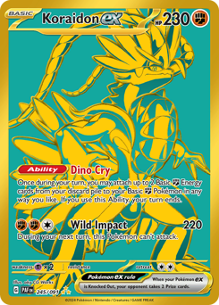 Pokemon Paldean Fates Koraidon ex - 245