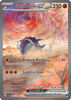 Pokemon Scarlet & Violet Great Tusk ex - 246