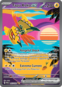 Pokemon Paradox Rift Tapu Koko ex - 247
