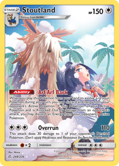 Pokemon Cosmic Eclipse Stoutland - 248