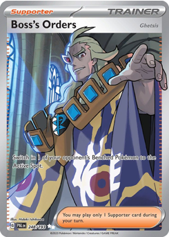 Pokemon Paldea Evolved Boss's Orders (Ghetsis) - 248