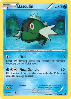 Pokemon Emerging Powers Basculin - 24