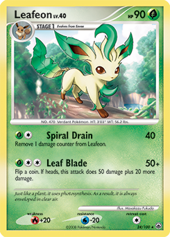 Pokemon Majestic Dawn Leafeon - 24