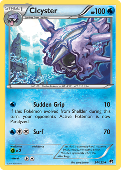 Pokemon BREAKpoint Cloyster - 24