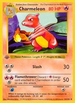 Pokemon Base Charmeleon - 24