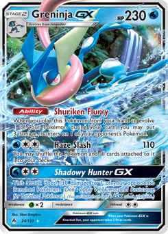 Pokemon Forbidden Light Greninja-GX - 24