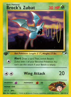 Pokemon Gym Heroes Brock's Zubat - 24