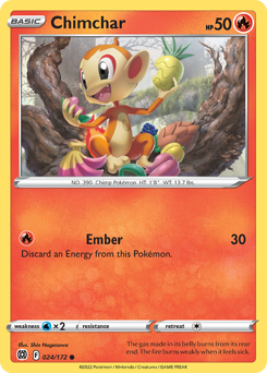 Pokemon Brilliant Stars Chimchar - 24