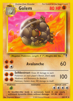 Pokemon Legendary Collection Golem - 24
