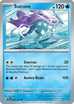 Pokemon Prismatic Evolutions Suicune - 24