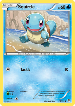 Pokemon Plasma Storm Squirtle - 24