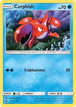 Pokemon Crimson Invasion Corphish - 24