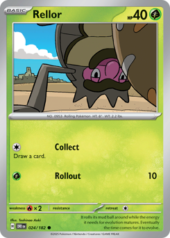 Pokemon Destined Rivals Rellor - 24
