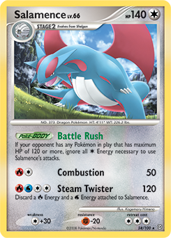 Pokemon Stormfront Salamence - 24