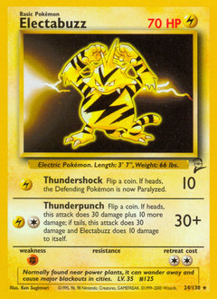 Pokemon Base Set 2 Electabuzz - 24