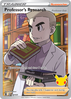 Pokemon Celebrations Professor's Research (Professor Oak) - 24