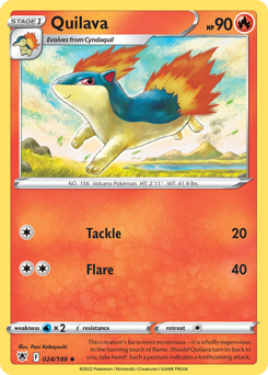 Pokemon Astral Radiance Quilava - 24