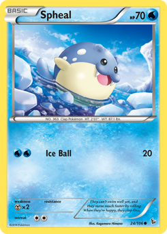 Pokemon Flashfire Spheal - 24