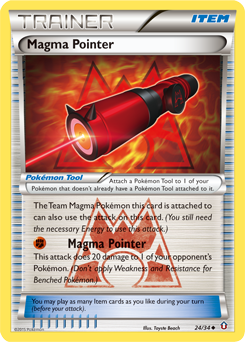 Pokemon Double Crisis Magma Pointer - 24