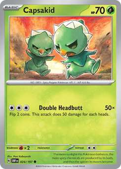Pokemon Obsidian Flames Capsakid - 24