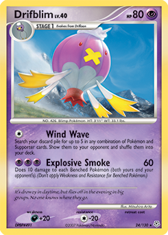 Pokemon Diamond & Pearl Drifblim - 24