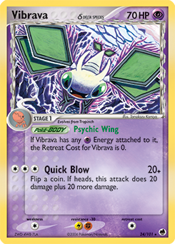 Pokemon Dragon Frontiers Vibrava δ - 24