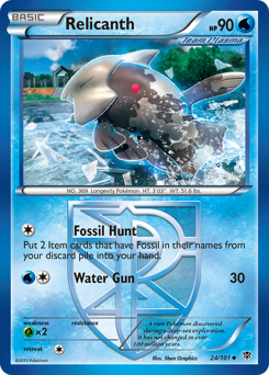 Pokemon Plasma Blast Relicanth - 24