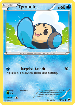Pokemon Plasma Freeze Tympole - 24