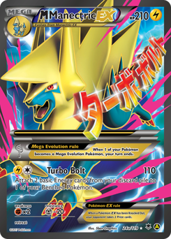 Pokemon Phantom Forces M Manectric-EX - 24a