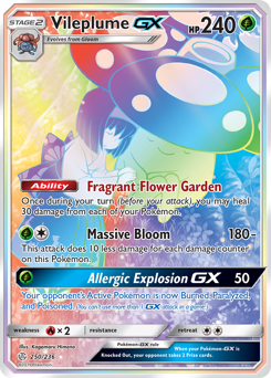 Pokemon Cosmic Eclipse Vileplume-GX - 250