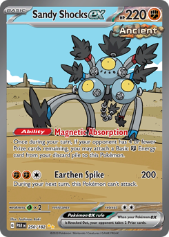 Pokemon Paradox Rift Sandy Shocks ex - 250