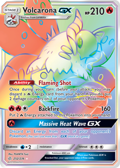 Pokemon Cosmic Eclipse Volcarona-GX - 252