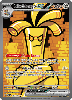Pokemon Paradox Rift Gholdengo ex - 252