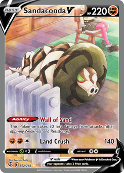 Pokemon Fusion Strike Sandaconda V - 252