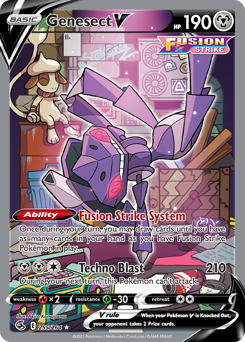 Pokemon Fusion Strike Genesect V - 255