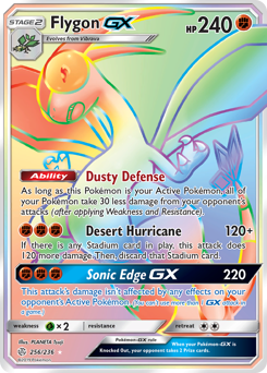 Pokemon Cosmic Eclipse Flygon-GX - 256