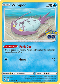 Pokemon Pokémon GO Wimpod - 25