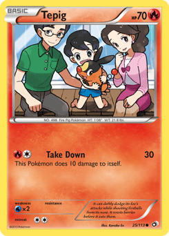 Pokemon Legendary Treasures Tepig - 25
