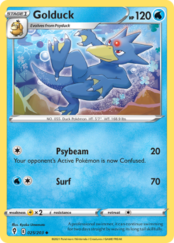Pokemon Evolving Skies Golduck - 25