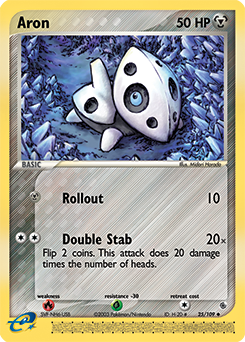 Pokemon Ruby & Sapphire Aron - 25