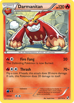 Pokemon Black & White Darmanitan - 25